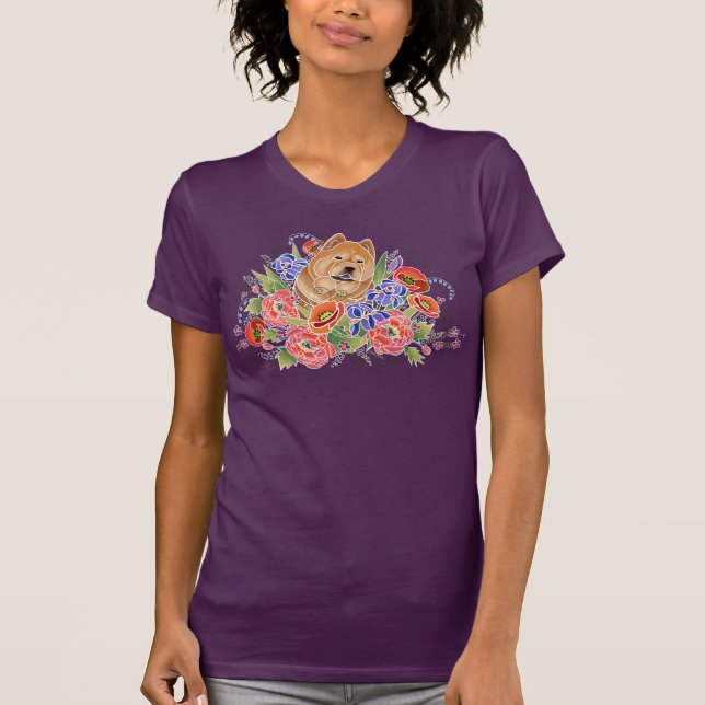 SMOOTH GARDEN PATH - CHOW -best on dark or white T-Shirt (Front)