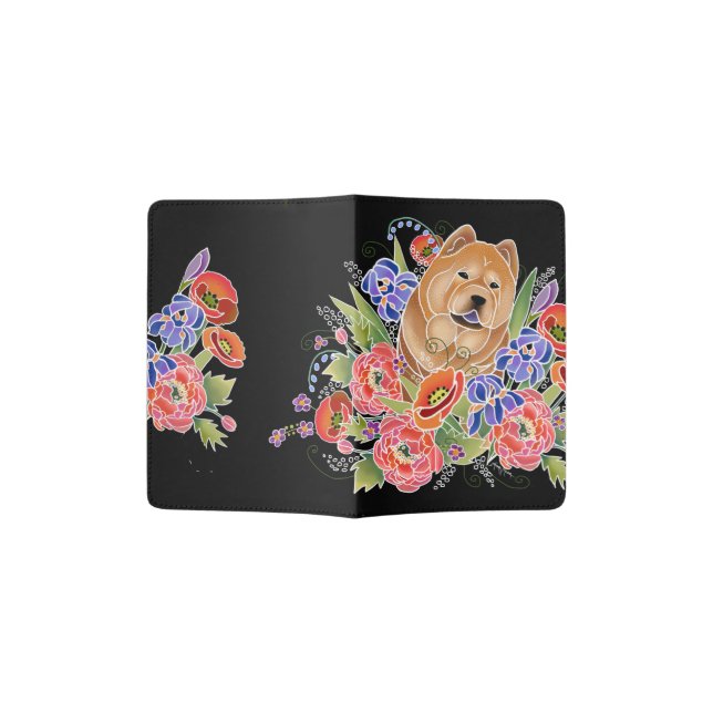 SMOOTH GARDEN PATH -  Chow passport cover (Opened)