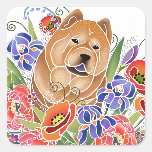 SMOOTH GARDEN PATH -  Chow  stickers (Front)
