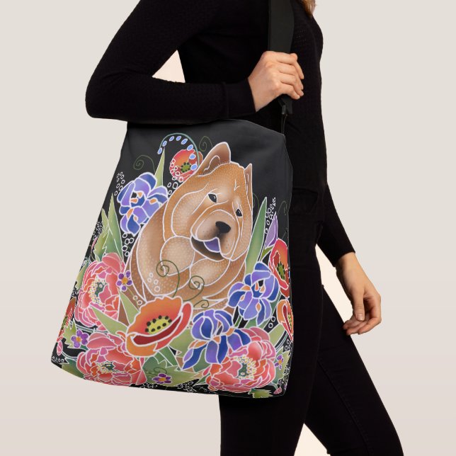 SMOOTH GARDEN PATH - Designer crossbody  tote bag (Close Up)