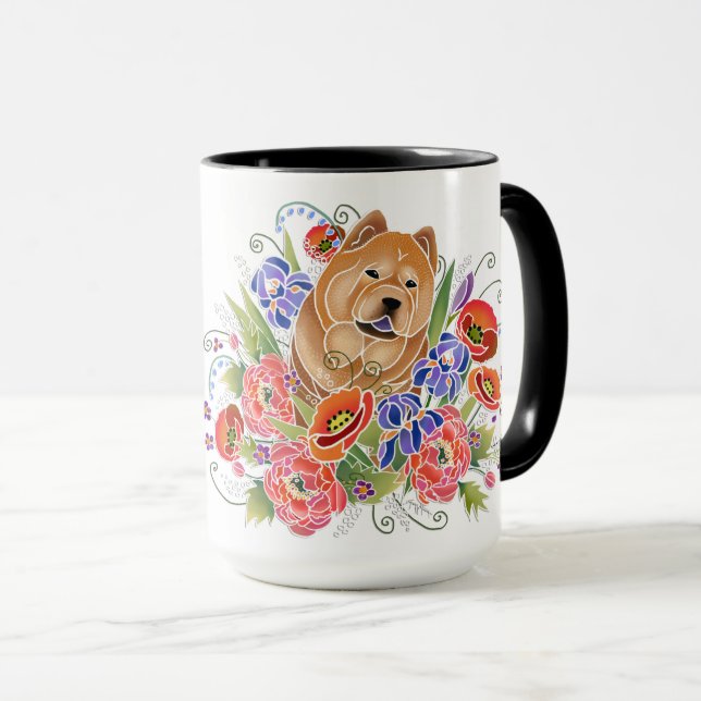 SMOOTH GARDEN PATH  smooth chow mug (Front Right)