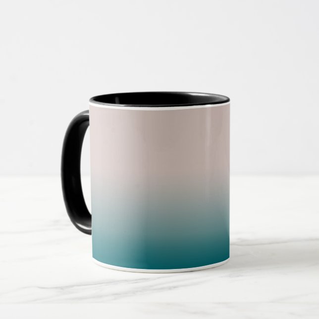 Smooth gradient summer colors fashion simple color mug (Front Left)