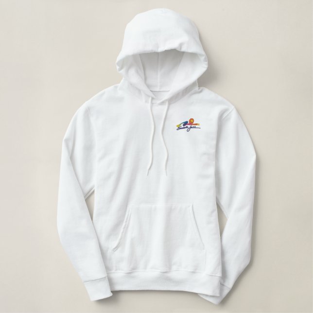 Smooth Jazz Embroidered Sweatshirt (Design Front)