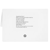 Smooth Jazz Festival Cards (Back Horizontal)