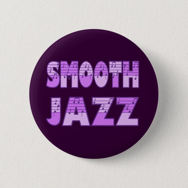 SMOOTH JAZZ PINBACK BUTTON (Front)