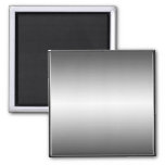 Smooth Metal Look Plate Magnet at Zazzle