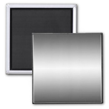 Smooth Metal Look Plate Magnet by MetalShop at Zazzle