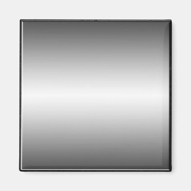 Smooth Metal Look Plate Magnet (Front)