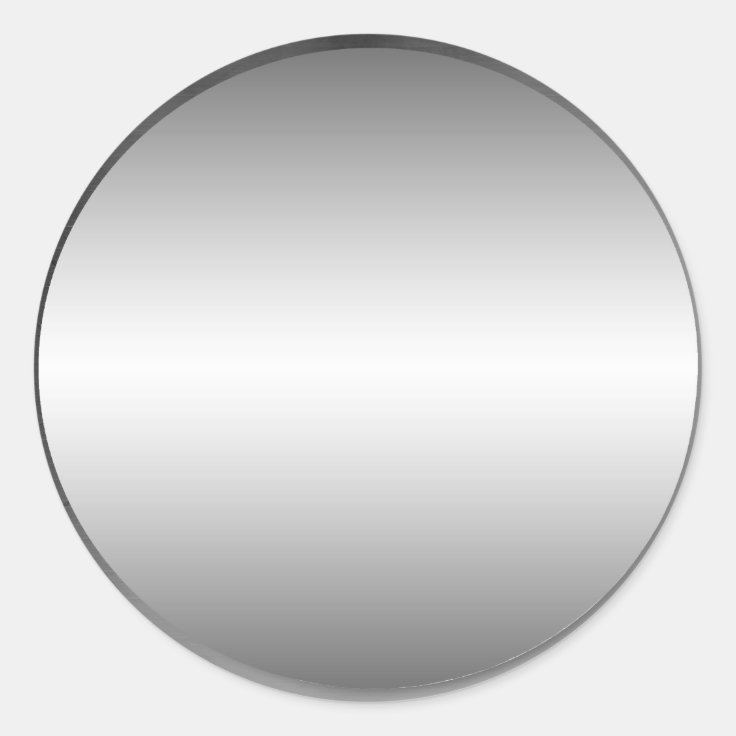 Smooth Metal Plate Sticker Zazzle