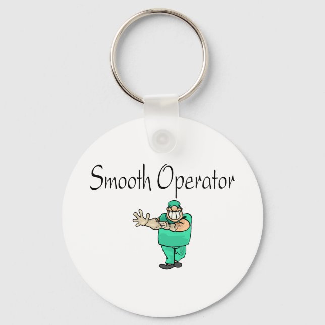 Smooth Operator Keychain (Front)
