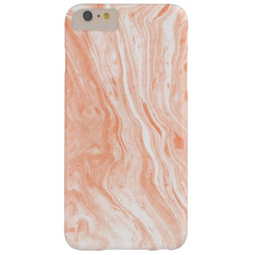 Smooth Pastel Tones Marble Stone Texture Barely There iPhone 6 Plus Case