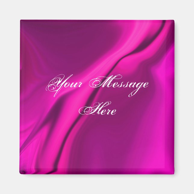 Smooth Pink Design Magnet (Front)