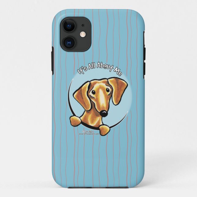 Smooth Red Dachshund IAAM Case-Mate iPhone Case (Back)
