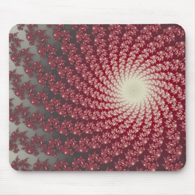 Smooth Red Whirlpool2 Mousepad (Front)