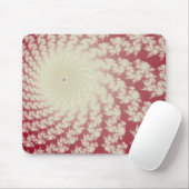 Smooth Red Whirlpool Mousepad (With Mouse)