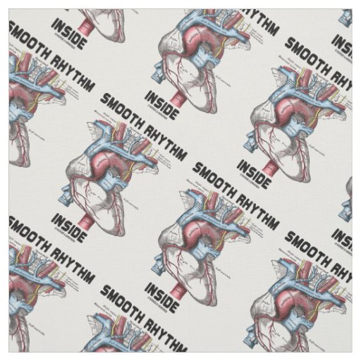 Smooth Rhythm Inside Medical Anatomical Heart Fabric