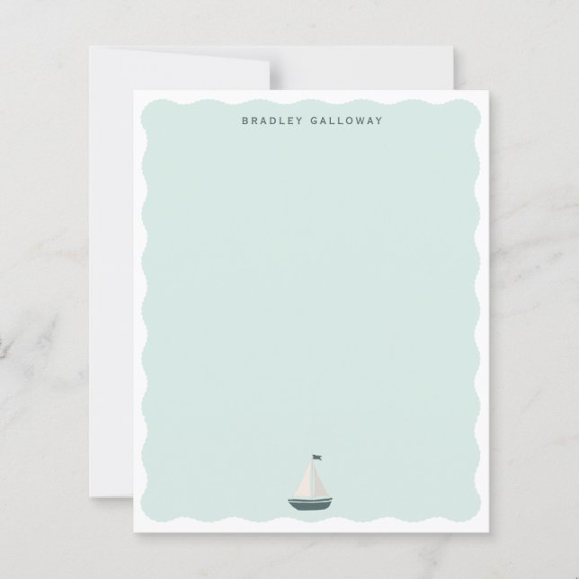 Smooth Sailing Stationary Paper (Front)