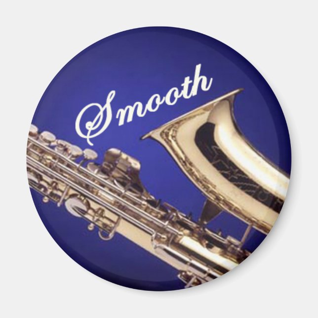 Smooth Saxophone Magnet (Front)