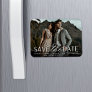 Smooth Script | Horizontal Photo Save the Date Magnet