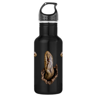 Smooth Snake Rocky Woodland Wildlife Stainless Steel Water Bottle