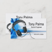 Smooth Sound Engineer - Music Business Card (Front/Back)