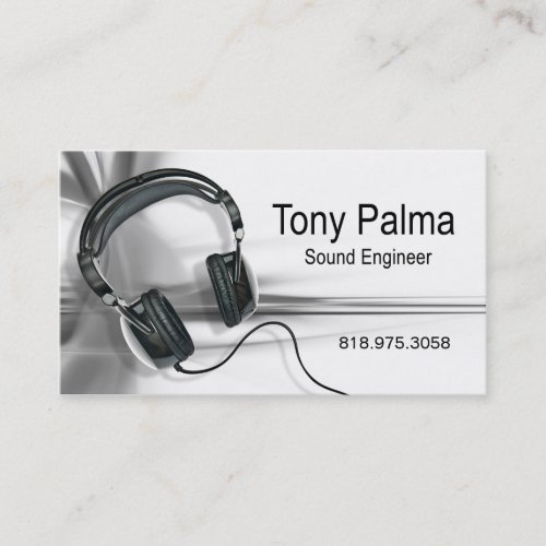 Smooth Sound Engineer _ Music Business Card