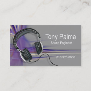 Smooth Sound Engineer - Music Business Card