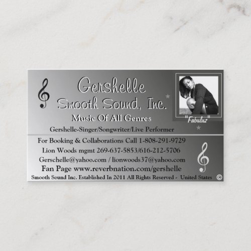Smooth Sound, Inc. Business Card