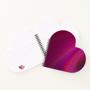Smooth Texture Personalized Purple Spiral Notebook