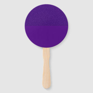Smooth-Top, Noise-Bottom Purple Hand Fan (Custom)