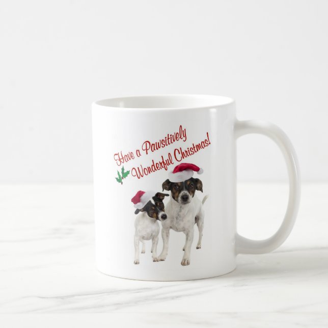 Smooth Toy Fox Terrier Christmas Wishes Coffee Mug (Right)
