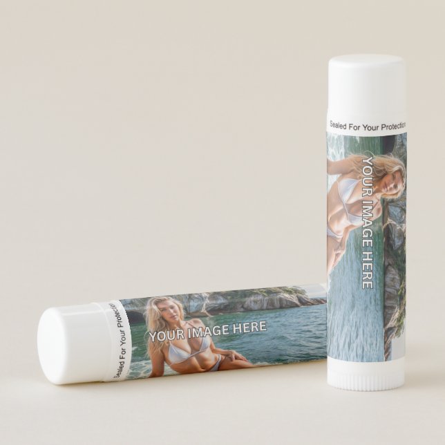 SMOOTH! 💋 Unflavored Lip Balm – Add Image or Text (Front)