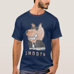 Smooth Wolf Art Work by Kareem T-Shirt
