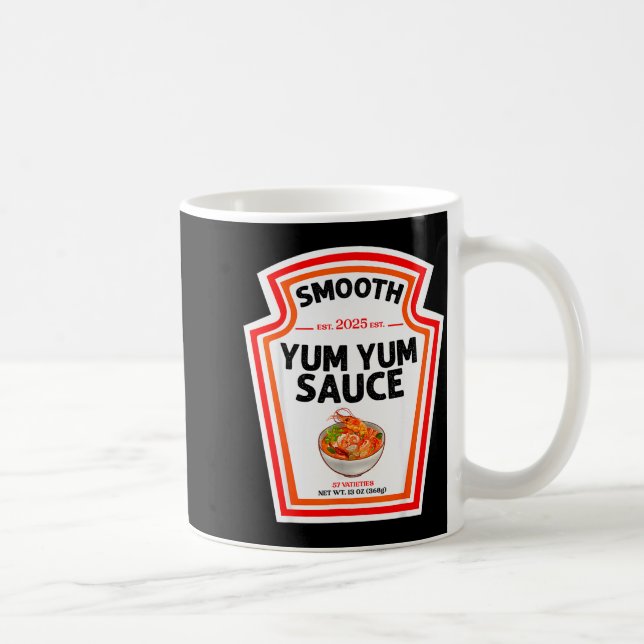 Smooth Yum Yum Sauce Condiment Costume Matching  Coffee Mug (Right)