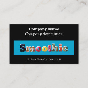 Smoothie Cafe / Juice bar business card