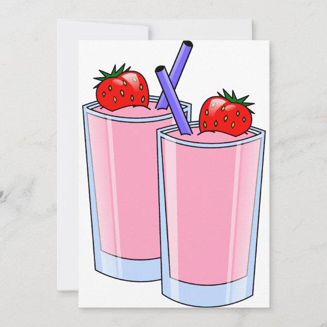 Smoothie Invitations (Front)
