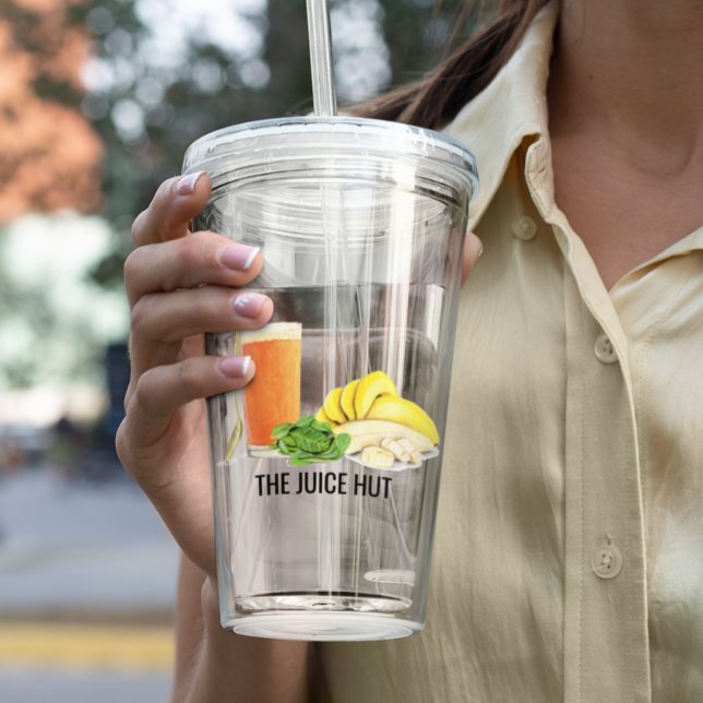 Smoothie Juice Business Shop Acrylic Tumbler (Creator Uploaded)