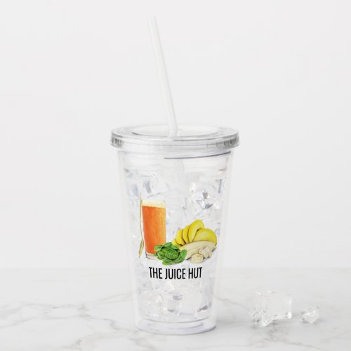 Smoothie Juice Business Shop Acrylic Tumbler