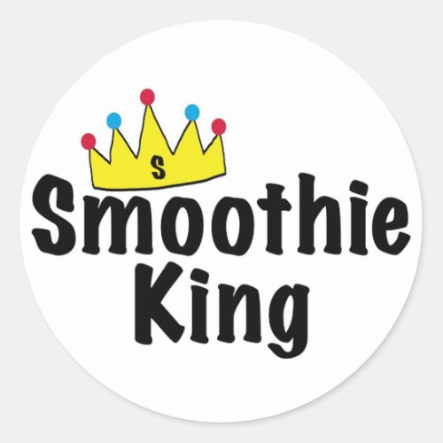 Smoothie King Classic Round Sticker