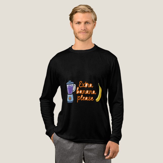 Smoothie Lover Tri-Blend Shirt (Full Front)