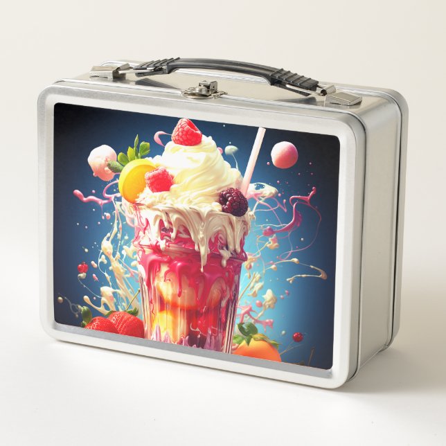 Smoothie Metal Lunch Box (Front)