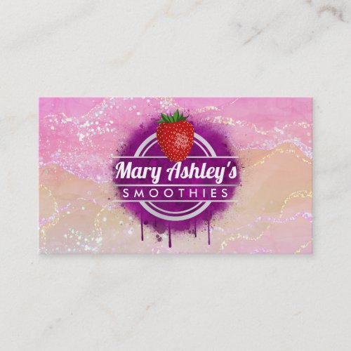 Smoothies business cards