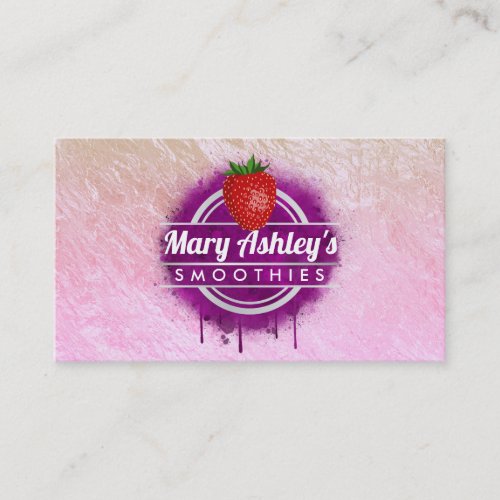 Smoothies business cards