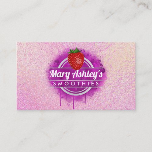 Smoothies business cards