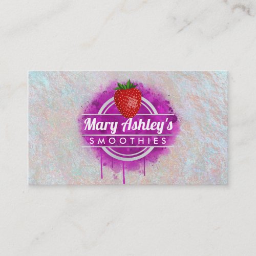 Smoothies business cards