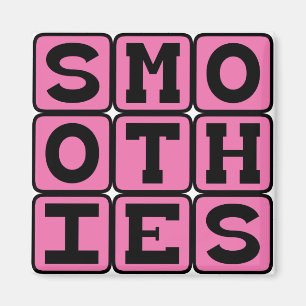 Smoothies, Healthy Fruit Drinks Magnet
