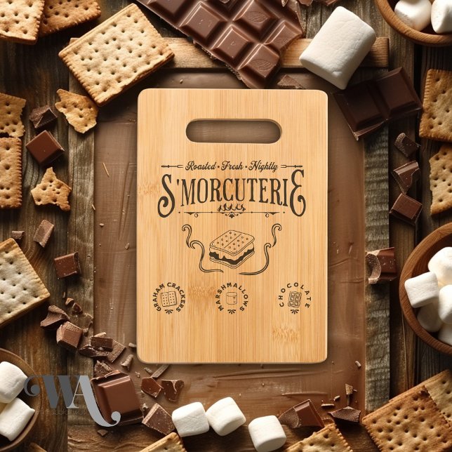 S'morcuterie Engraved Cutting Board (Creator Uploaded)