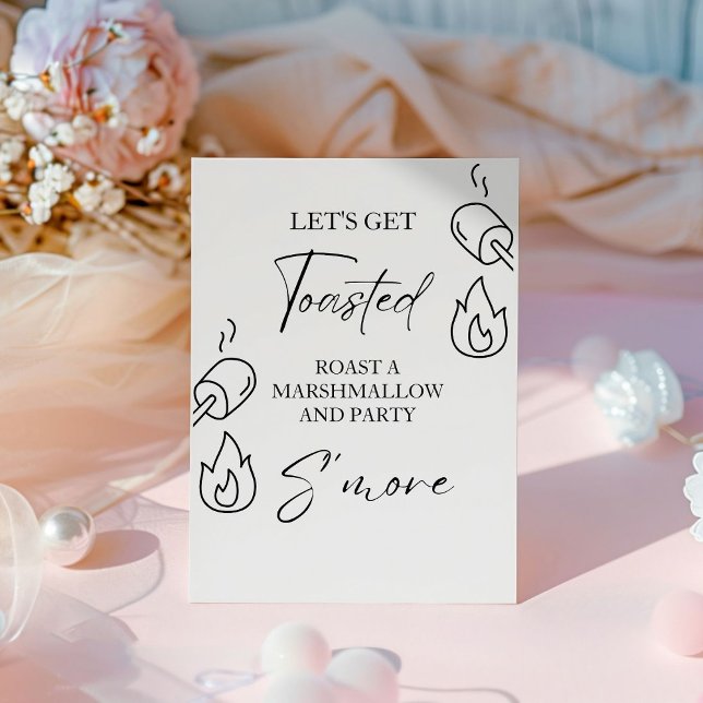 S'more Bar Menu Sign Smore Bar S'mores Station Out (Creator Uploaded)