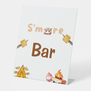 S'more Bar Menu Sign Smore Bar S'mores Station Out