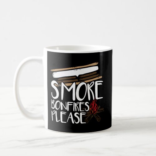 Smore Bonfire Camping Campfire Marshmallow Coffee Mug